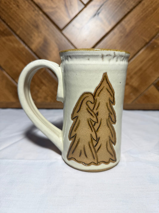 Cream Tree Mug