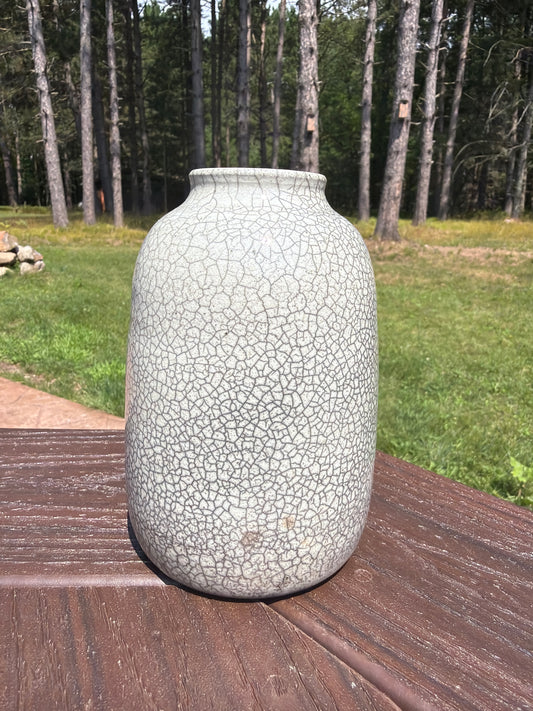 Raku Vase