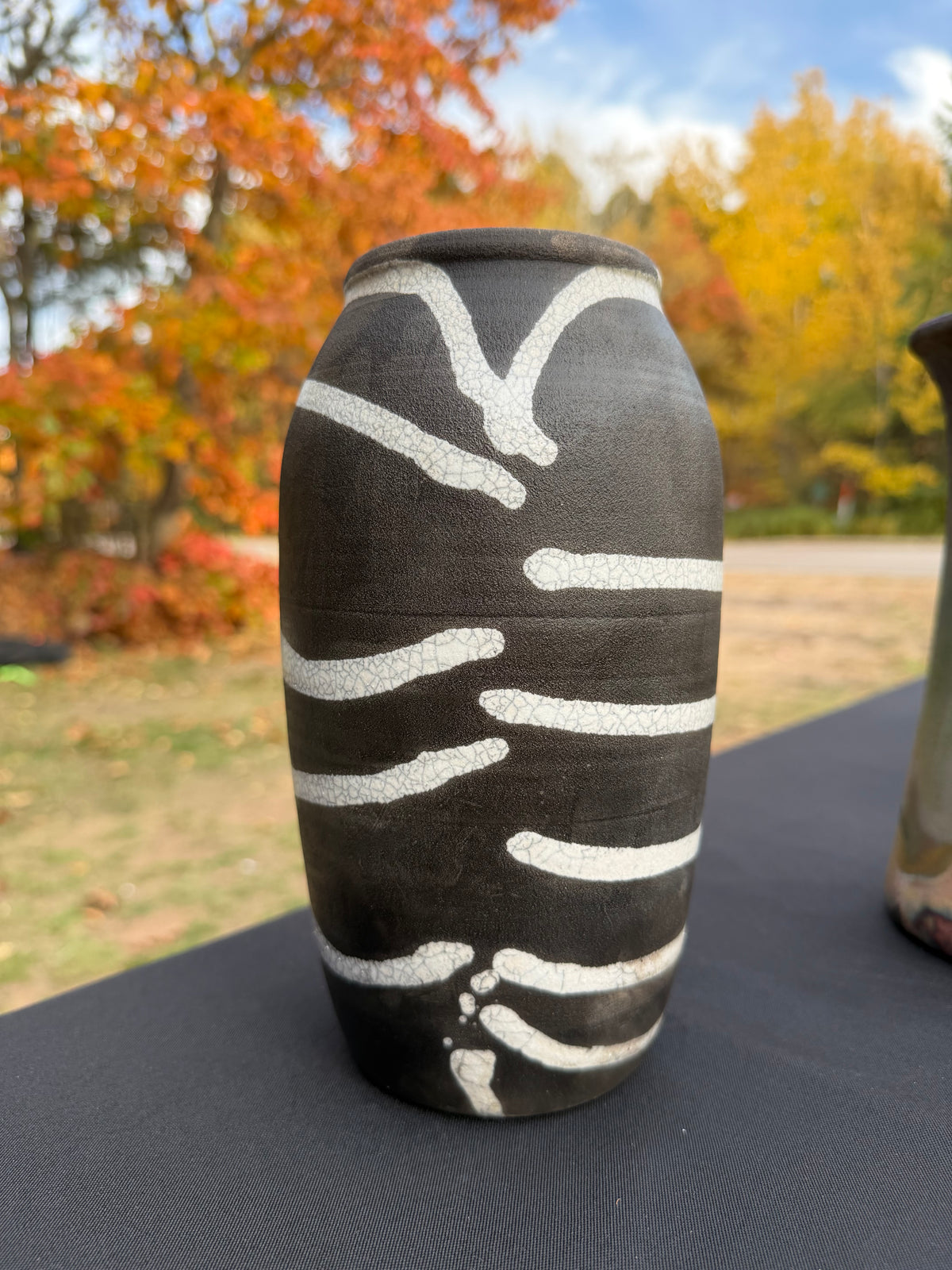 Raku Vase