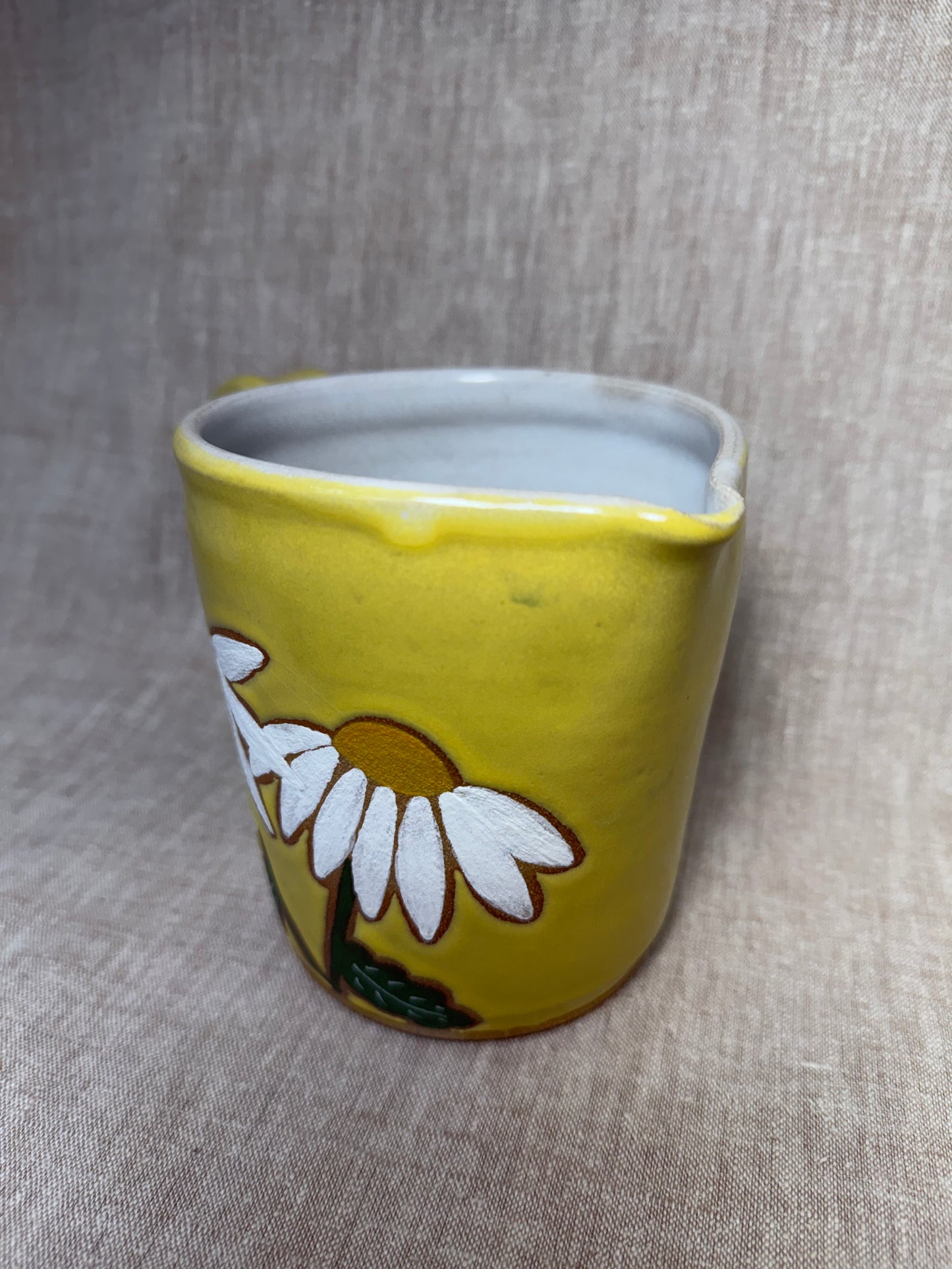 Yellow Daisy Pitcher