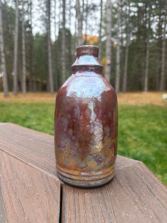 Raku Vase