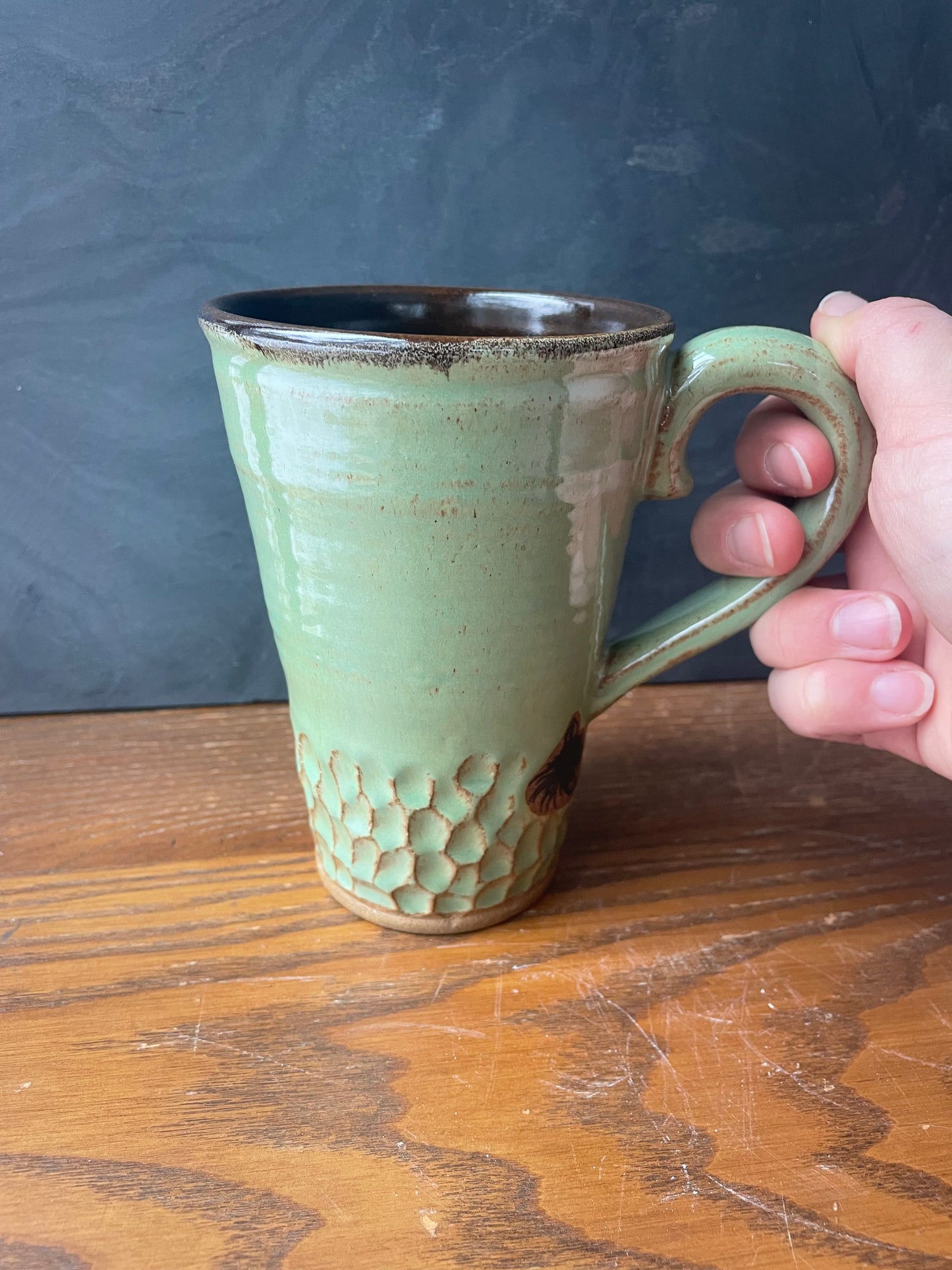 Green Lure Tall Mug
