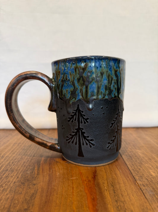 Square Northern Tree Mug