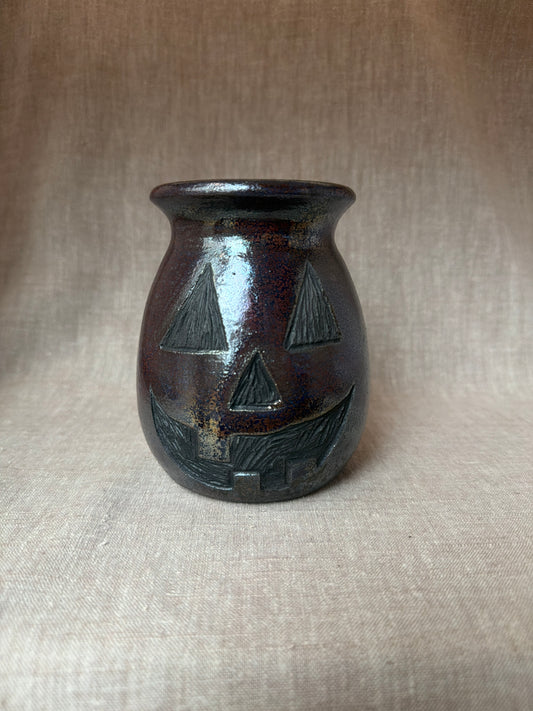 Raku Vase