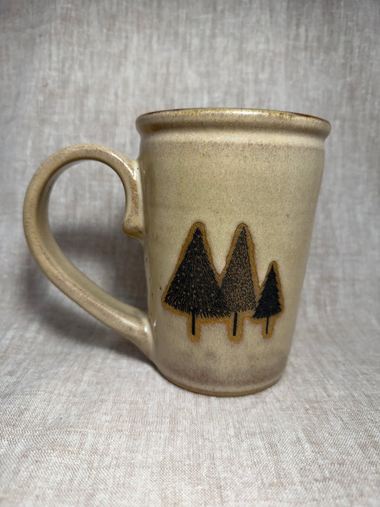 Creamy Big Tree Mug