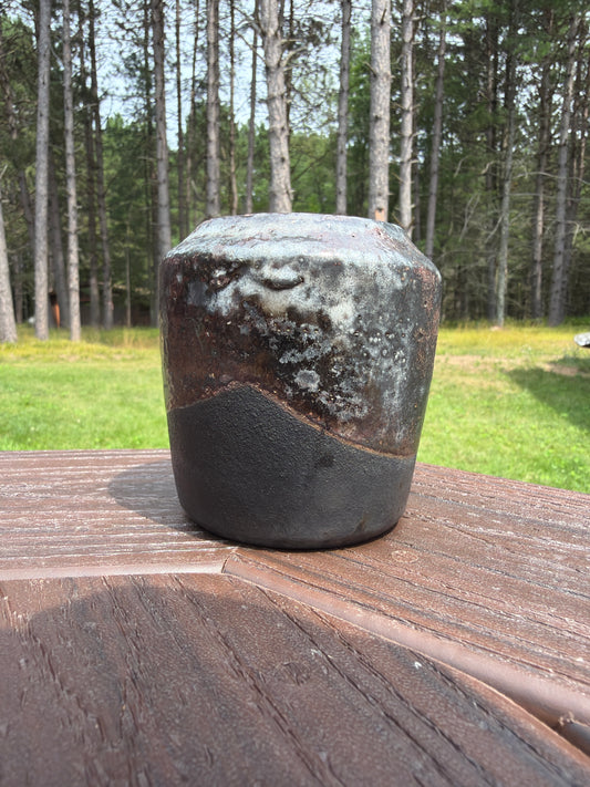 Raku Vase