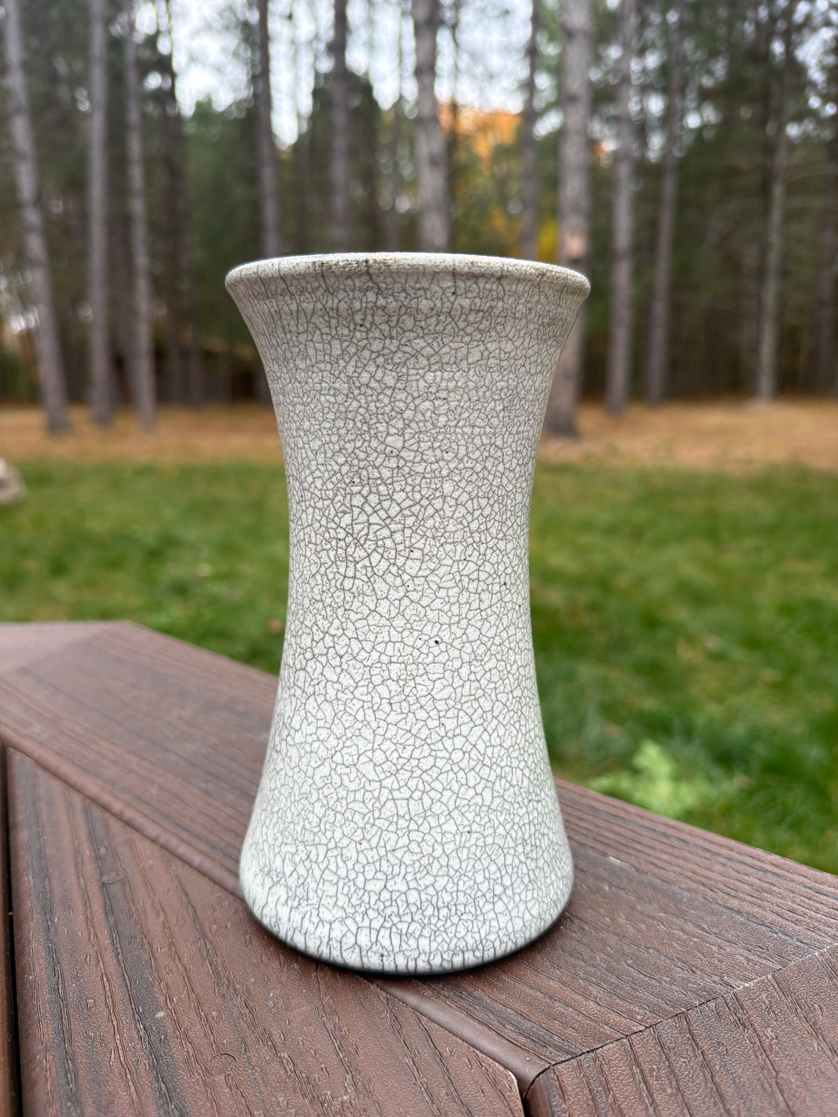 Raku Vase