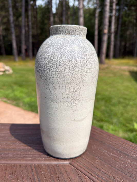 Raku Vase