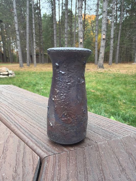 Raku Vase