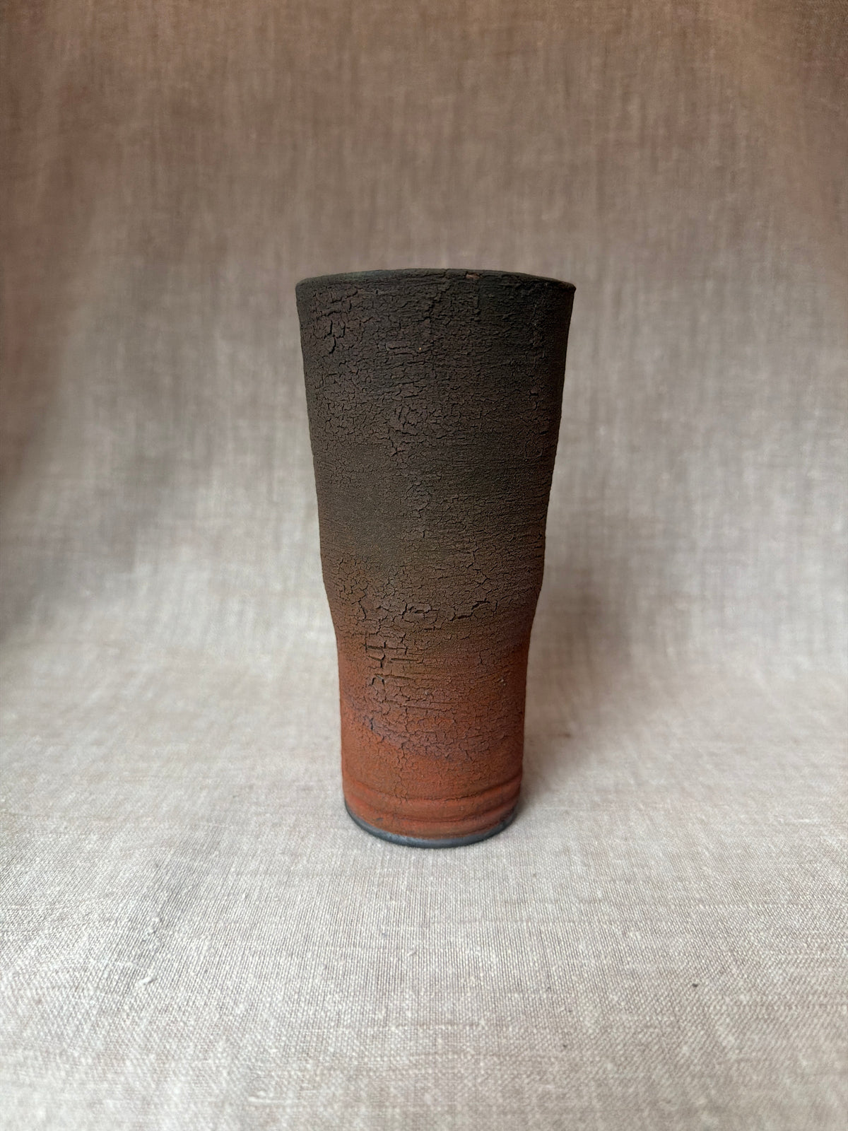 Raku Vase
