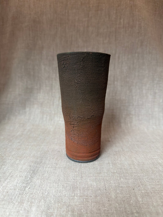 Raku Vase