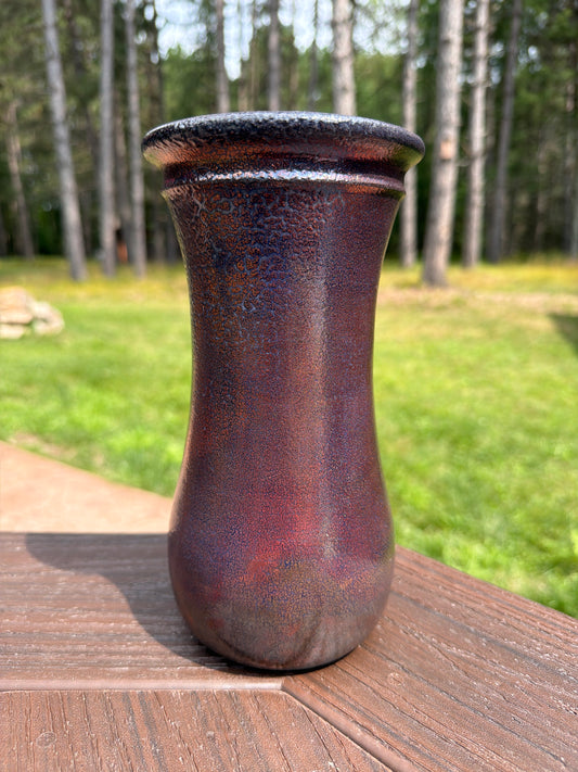 Raku Vase