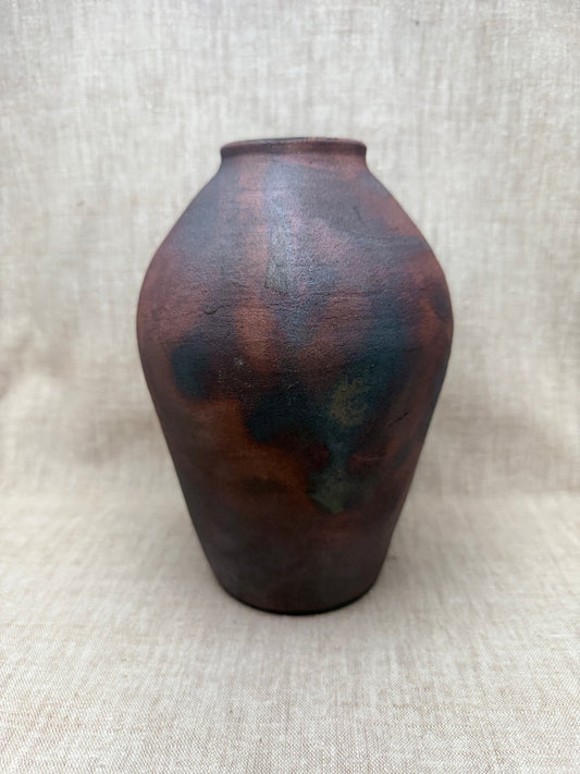 Raku Vase