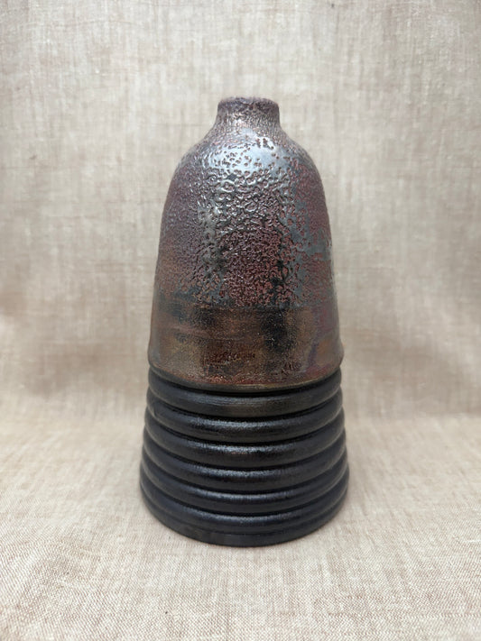 Raku Vase