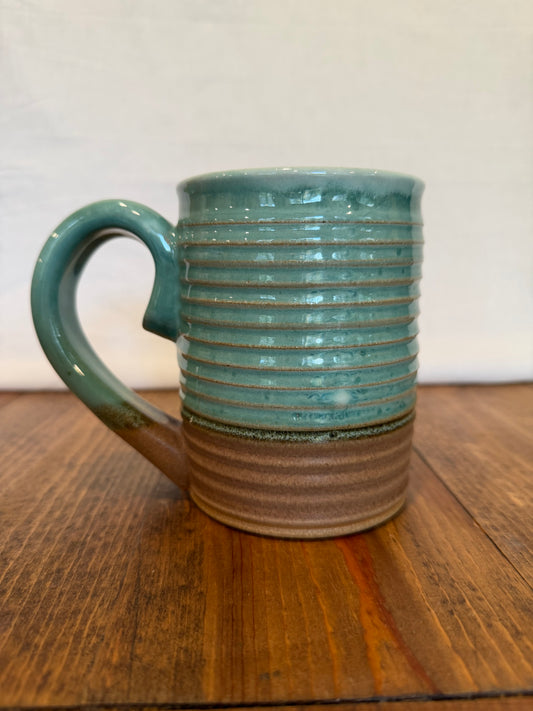 Green to Tan Mug