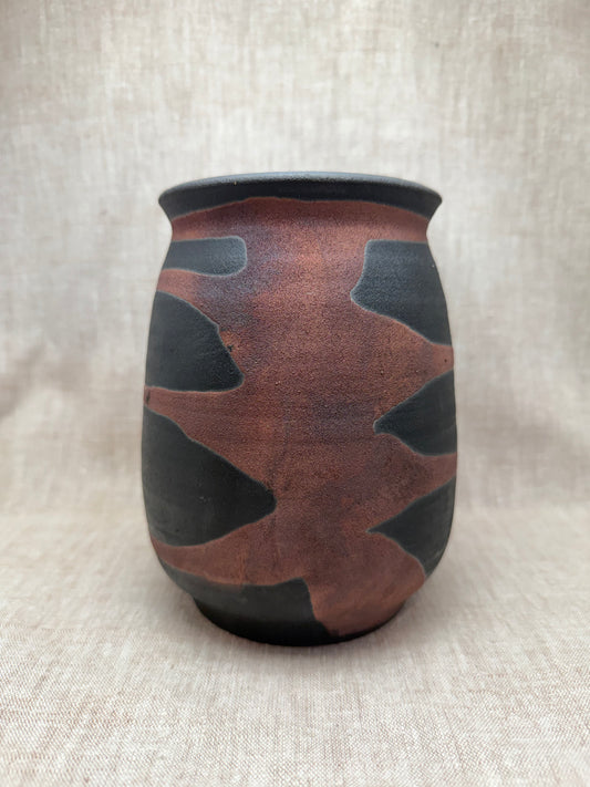 Raku Vase