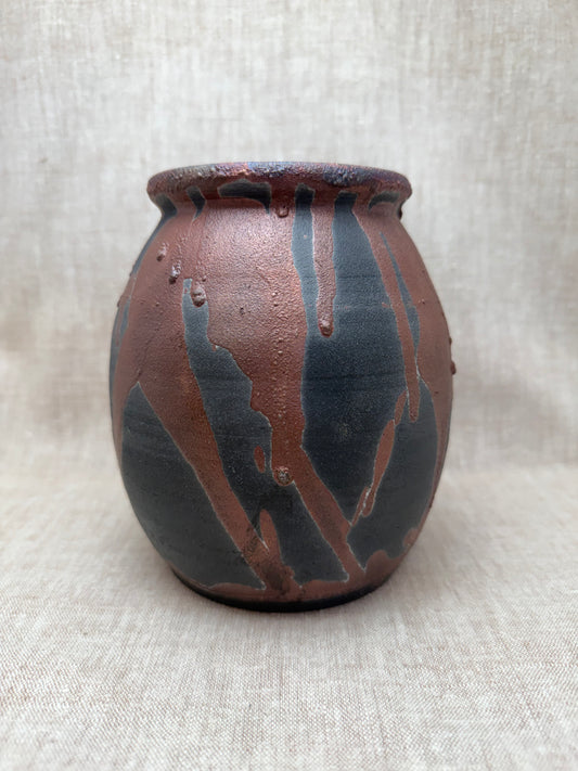 Raku Vase