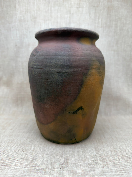 Raku Vase