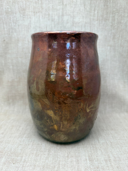 Raku Vase
