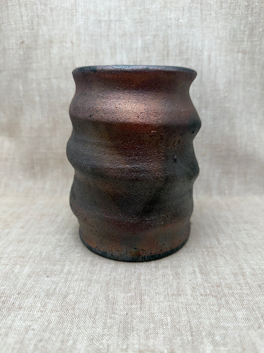 Raku Vase