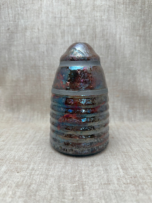 Raku Vase