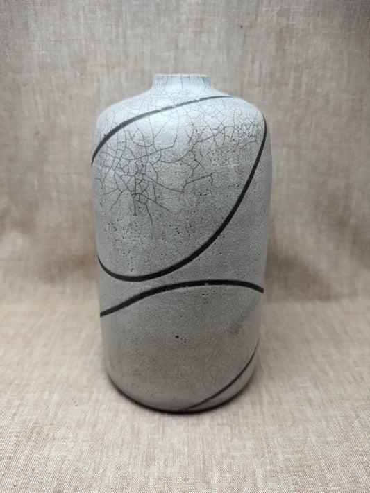 Raku Vase