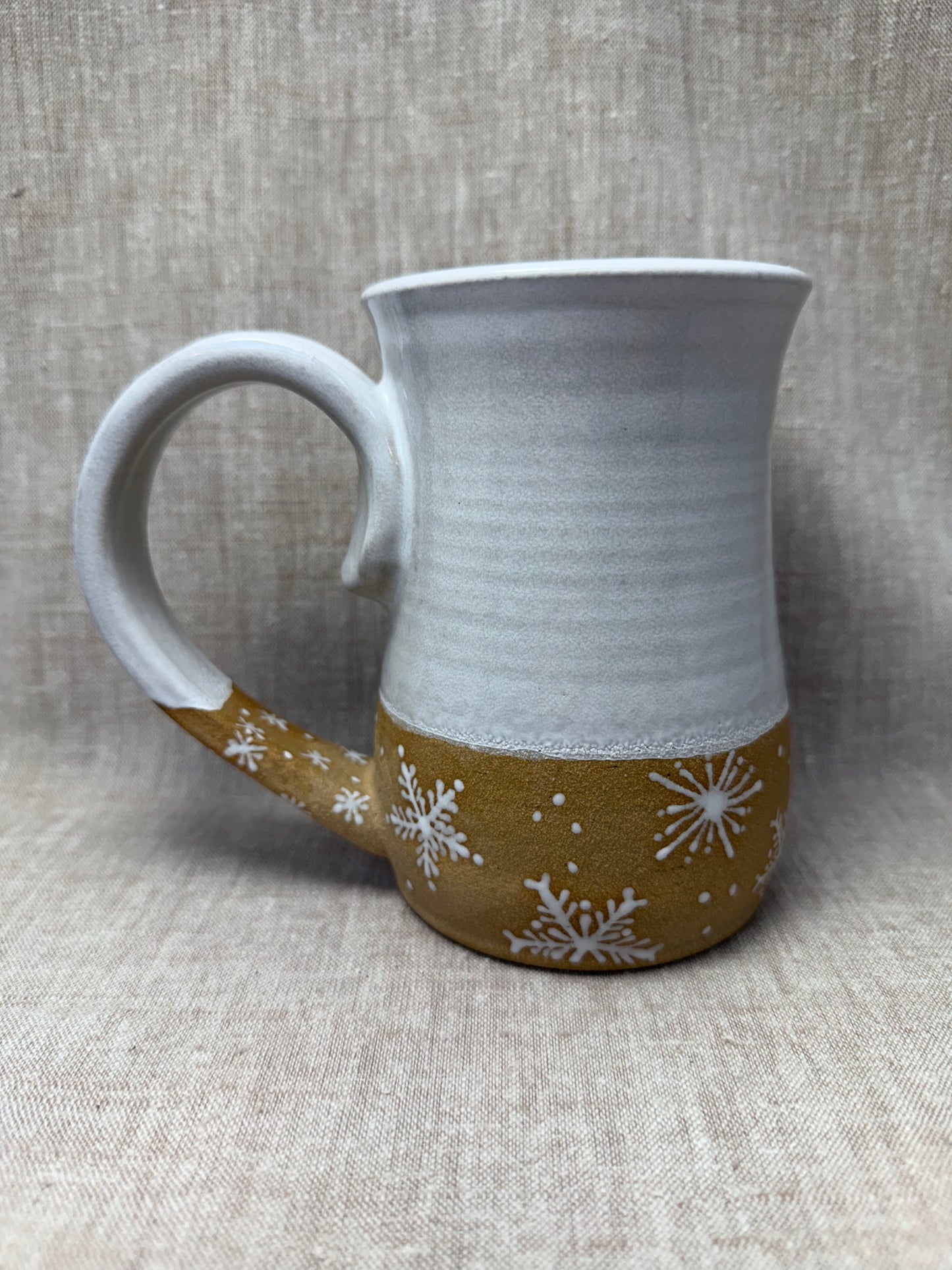 White Snowflake Mug