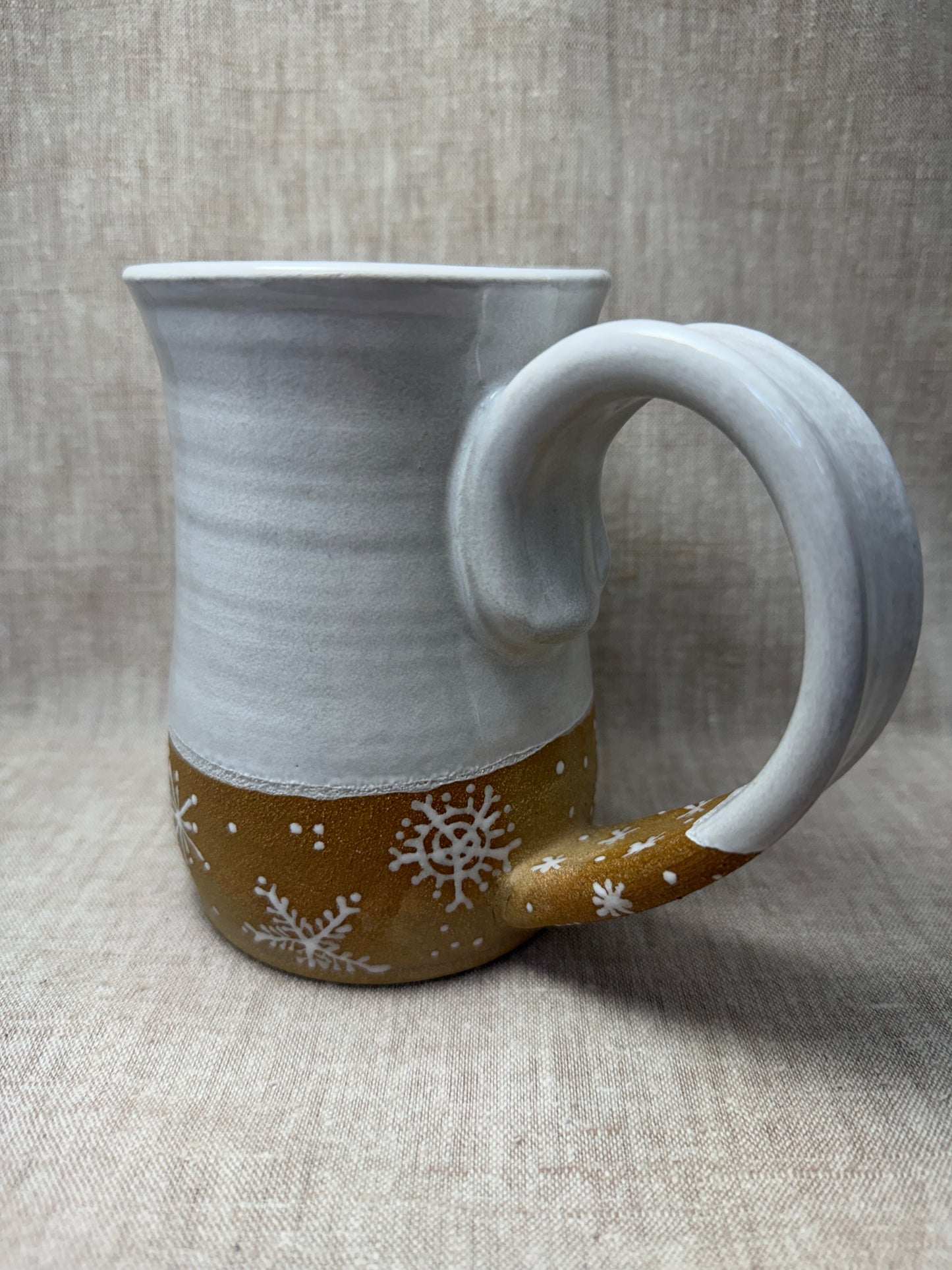 White Snowflake Mug