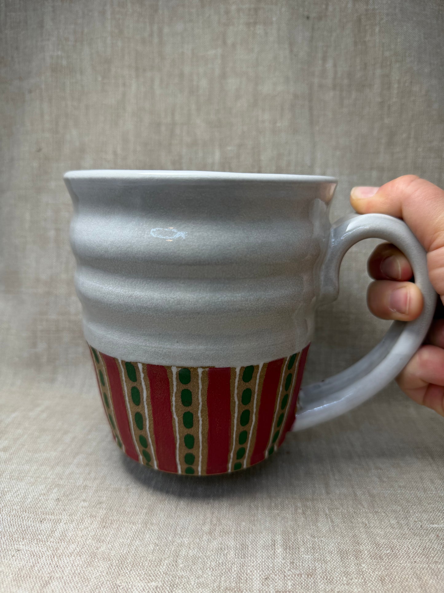 Christmas Stripes Mug
