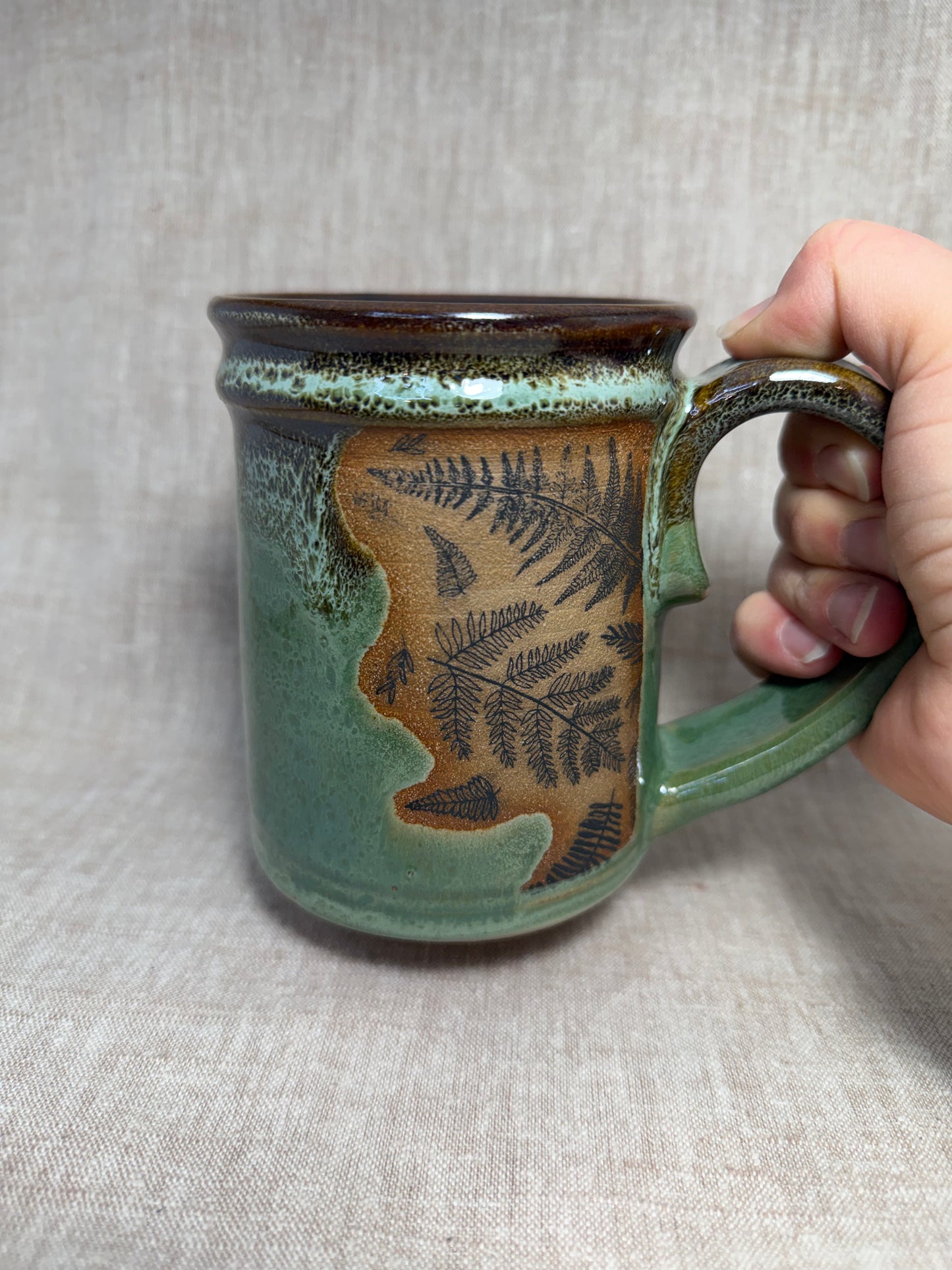 Double Fern Mug