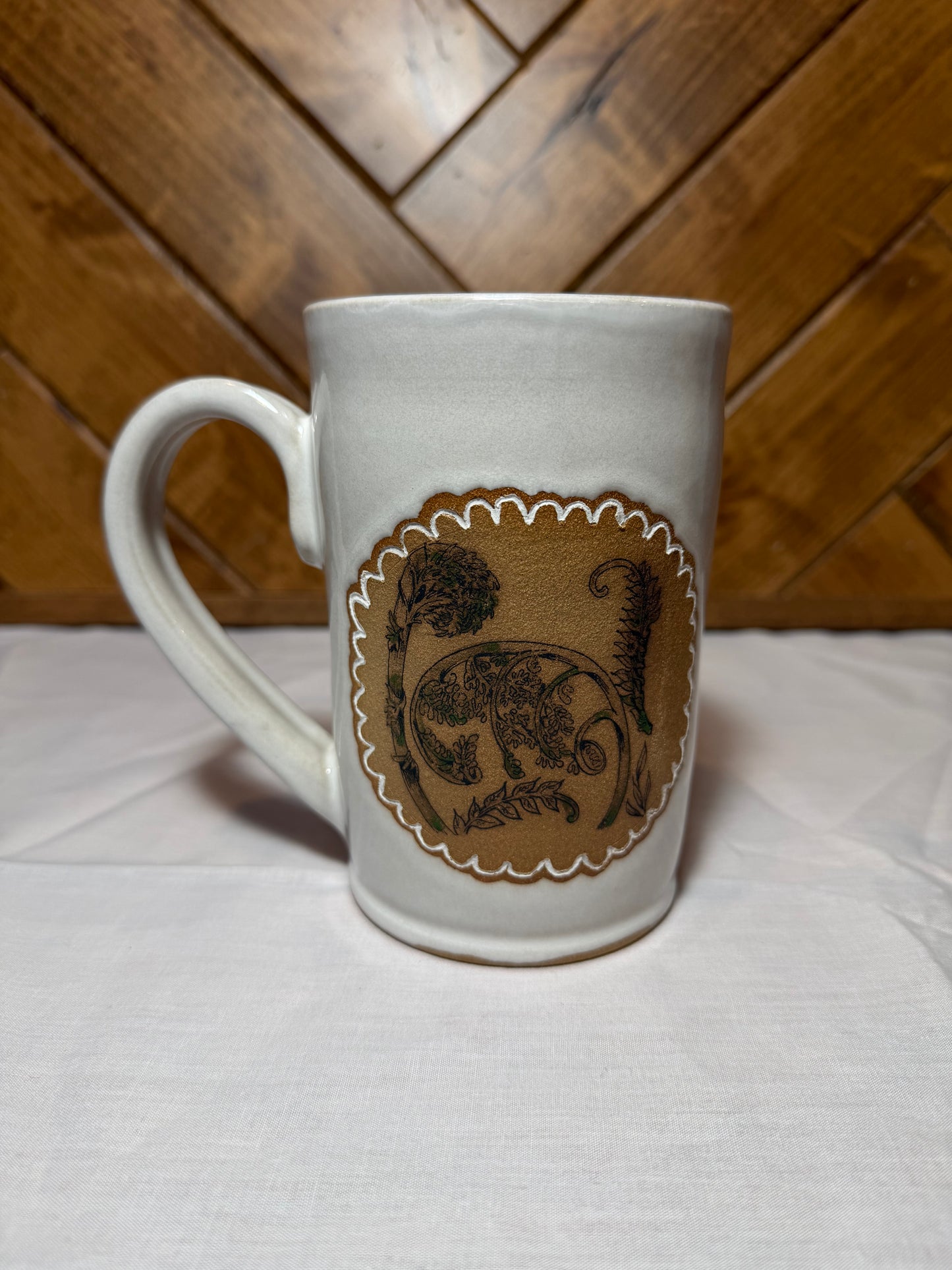 White Fern Mug