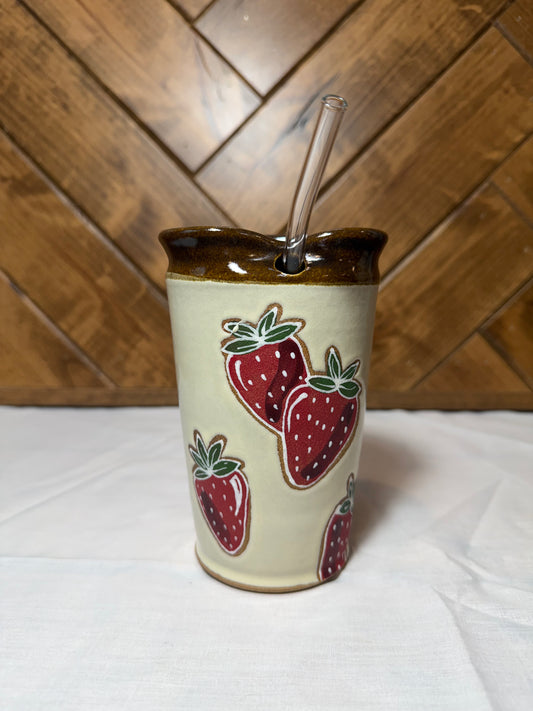 Strawberry Straw Cup