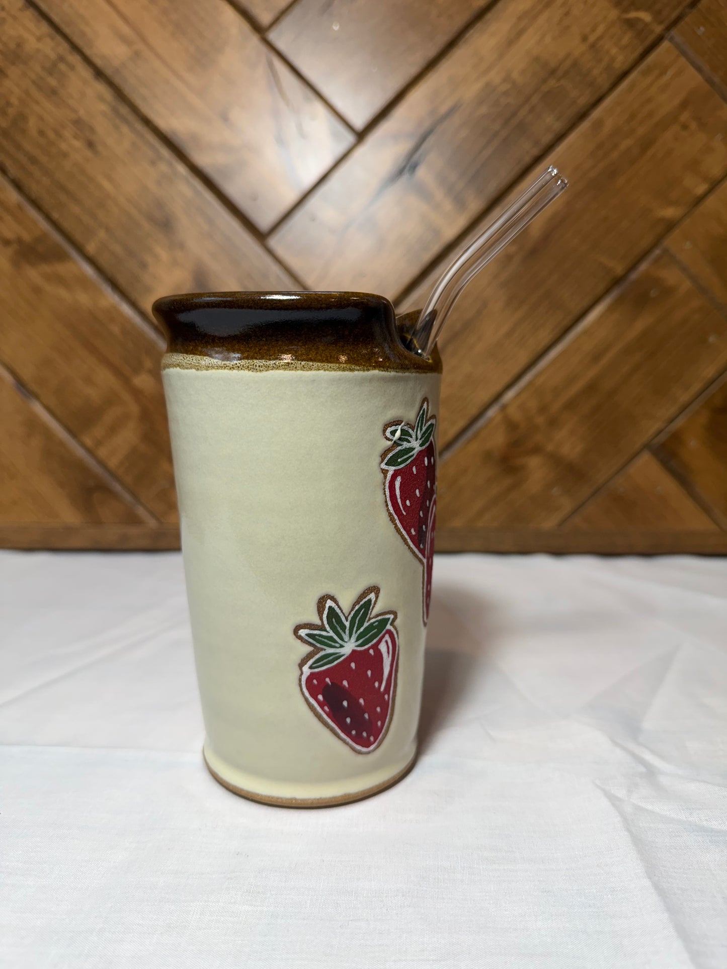 Strawberry Straw Cup