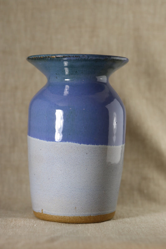 Double Blue Vase