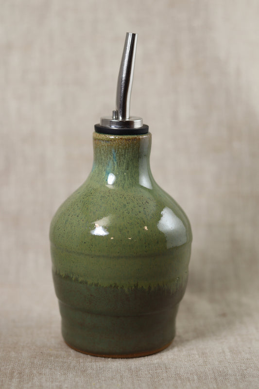 Green Stripe Oil Pourer