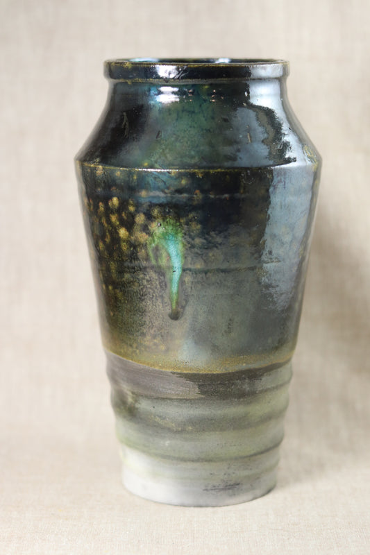 Raku Vase