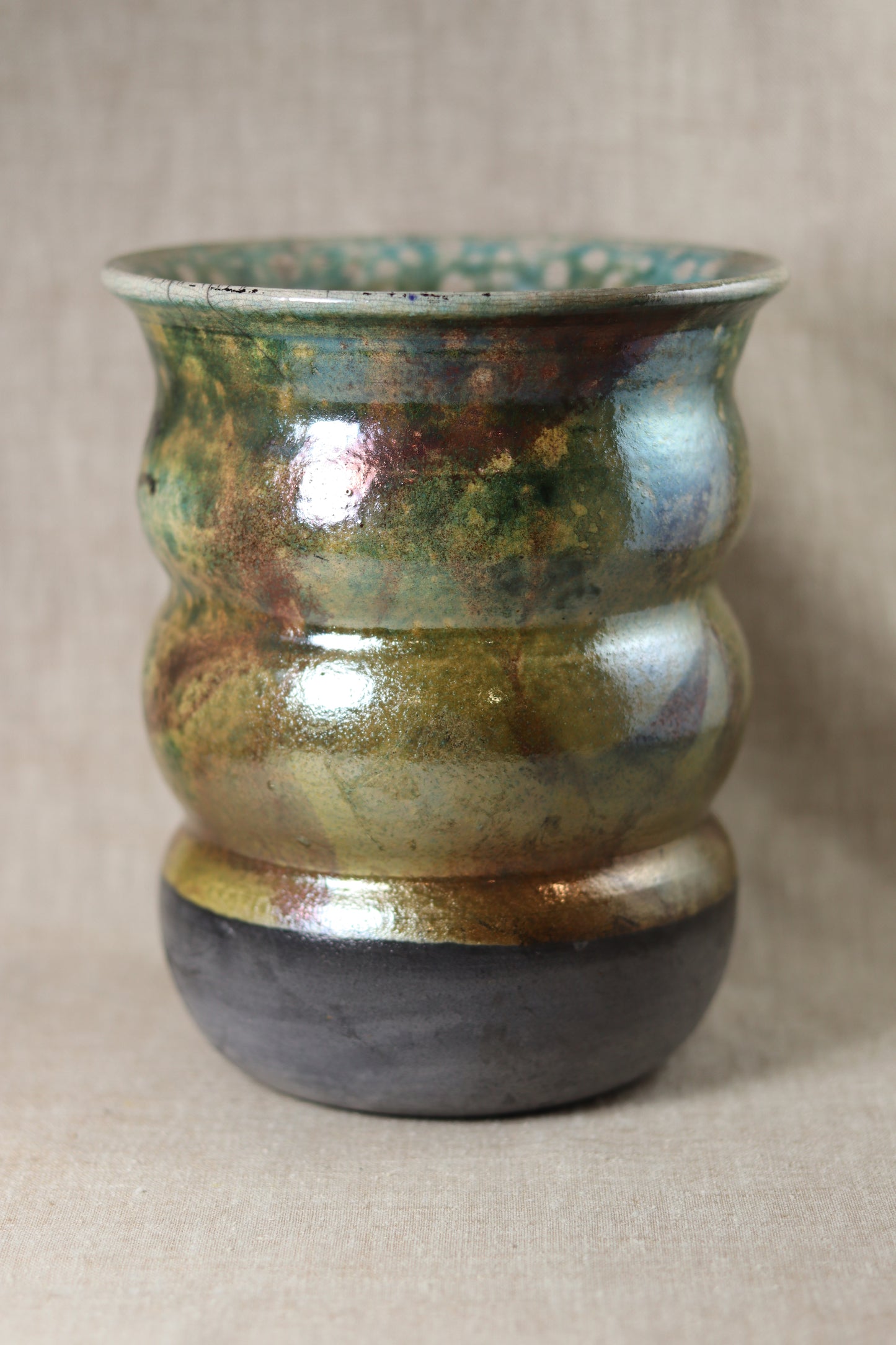 Raku Vase