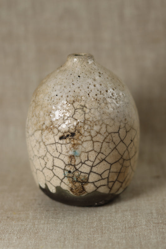 Crackle Raku Pottery