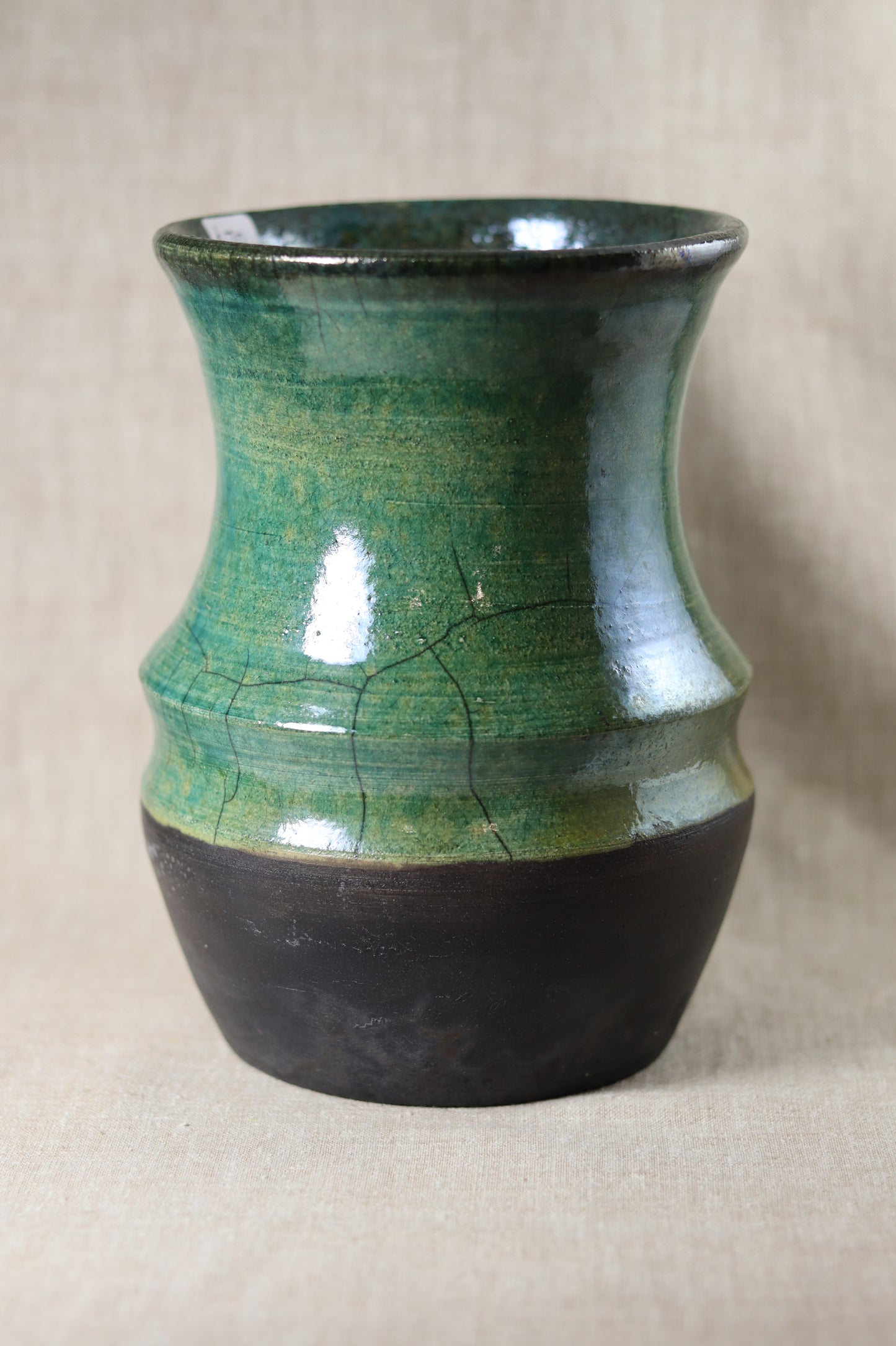 Raku Vase