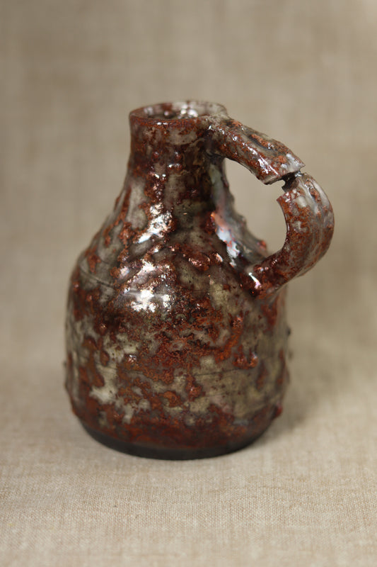 Tiny Ancient Bottle Raku