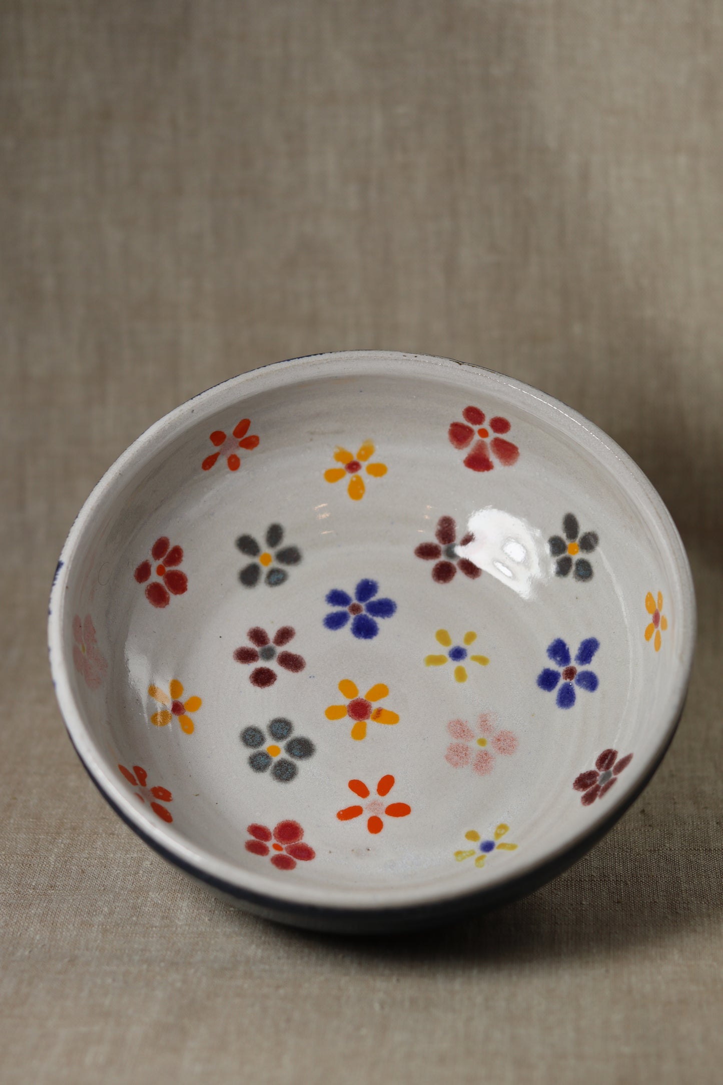 Blue Flower Bowl I