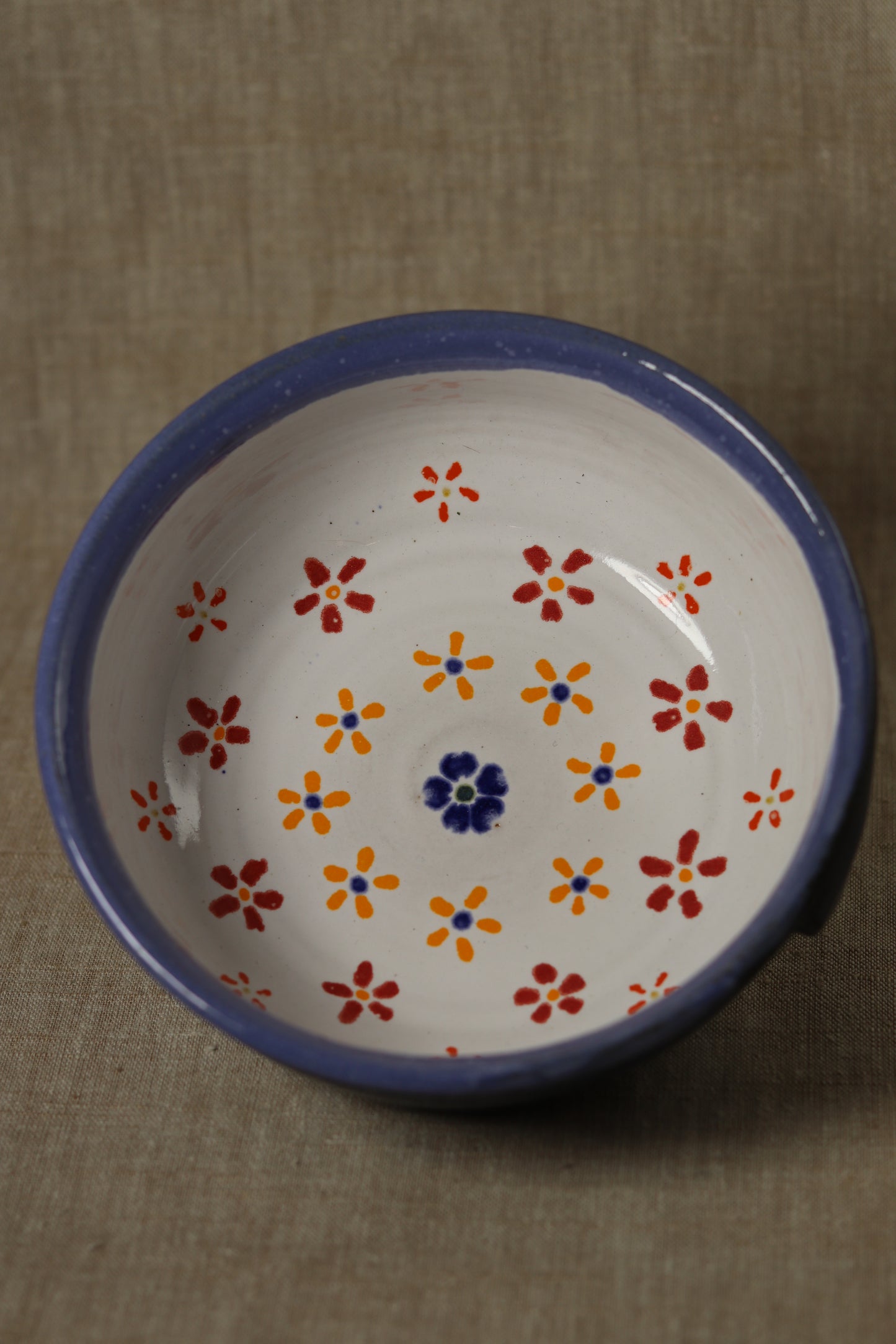 Flower Bowl with Handles - Large