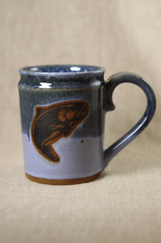 Blue Trout Fish Mug