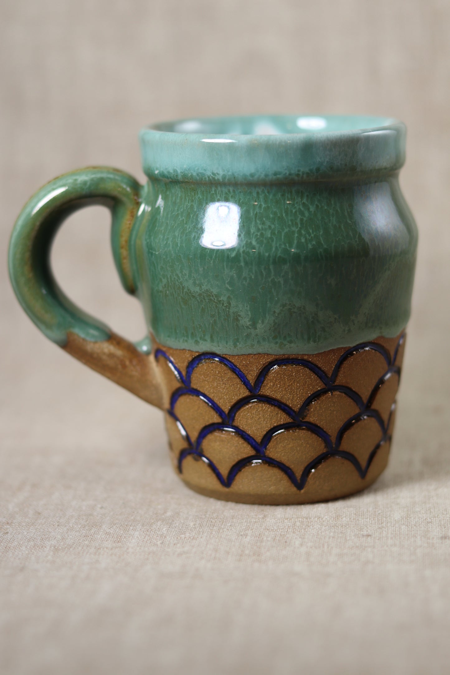 Blue Scales Mug