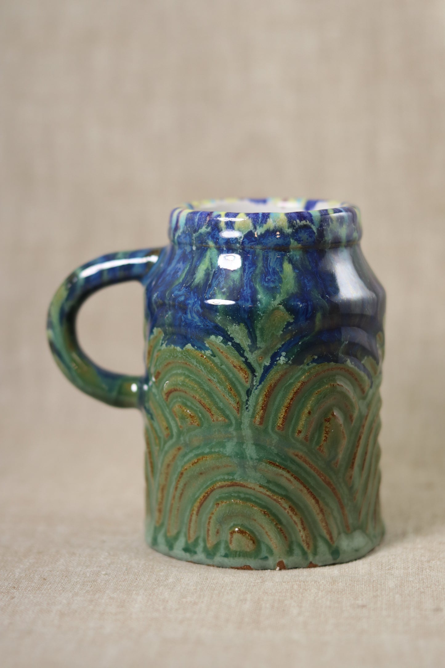 Green Rainbow Mug