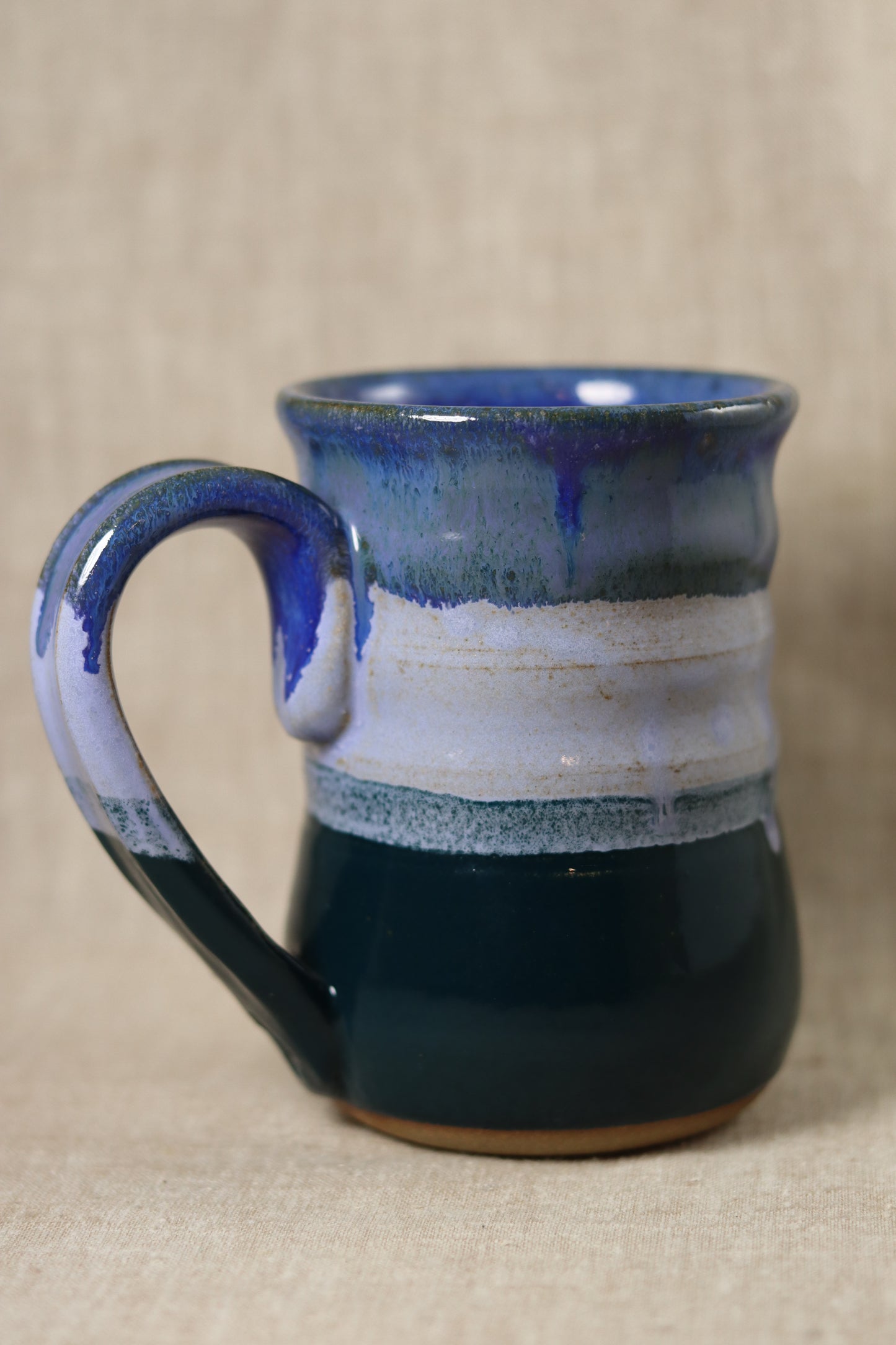 Triple Blue Mug