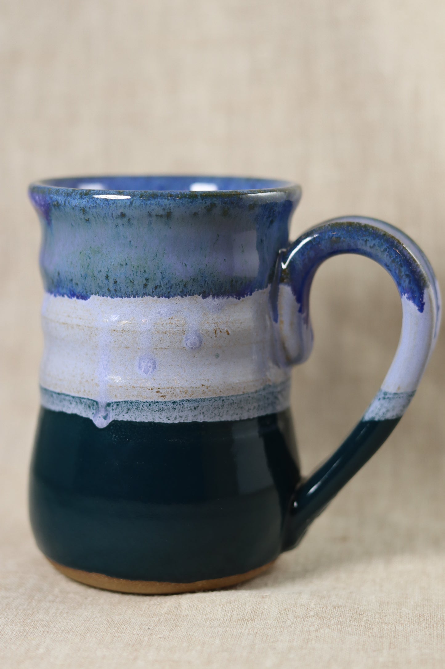 Triple Blue Mug