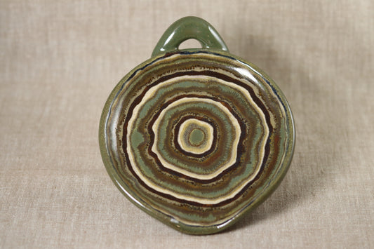 Green Agate Spoon Rest