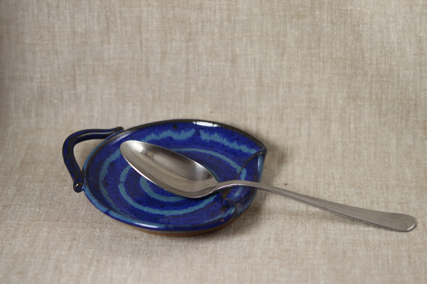 Blue Swirl Spoon Rest