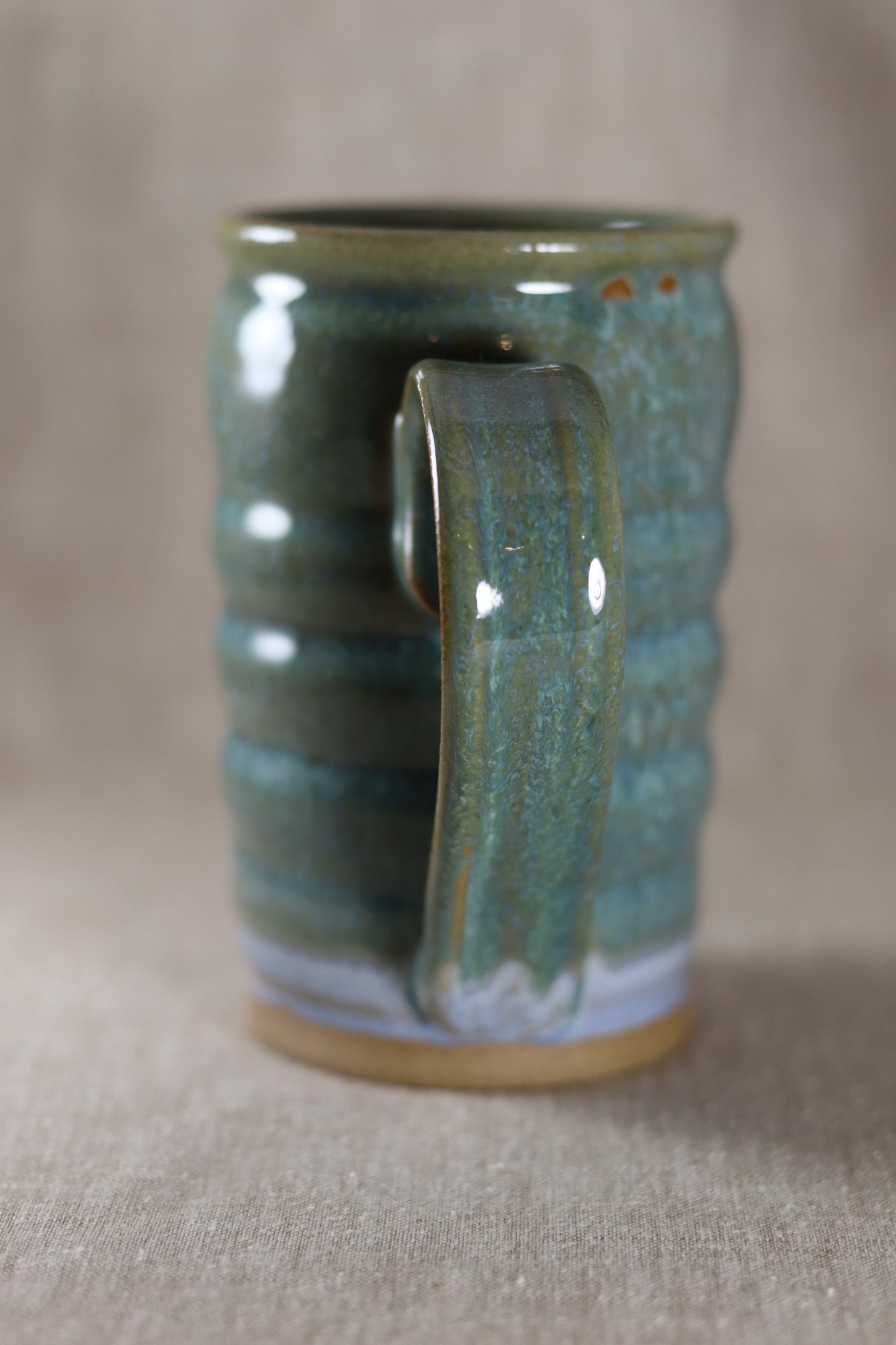 Dreamy Blue Green Tall Mug